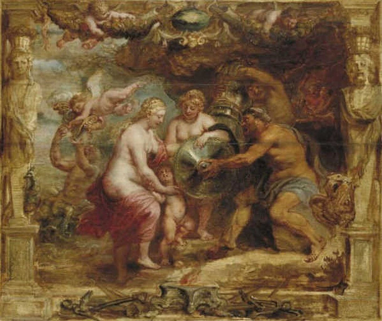 Teti riceve da Vulcano le armi di Achille - Museum Boijmans Van Beuningen, Rotterdam